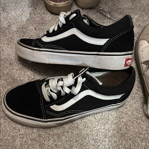 Vans Black and White Sneakers